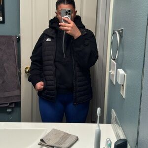 Black Half-Zip Hoodie